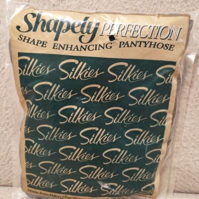 VTG SILKIES Shape Enhancing Shapely Perfection Tights PANTYHOSE Black Tall-XTall